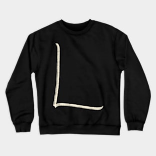 Hand Drawn Letter L Crewneck Sweatshirt